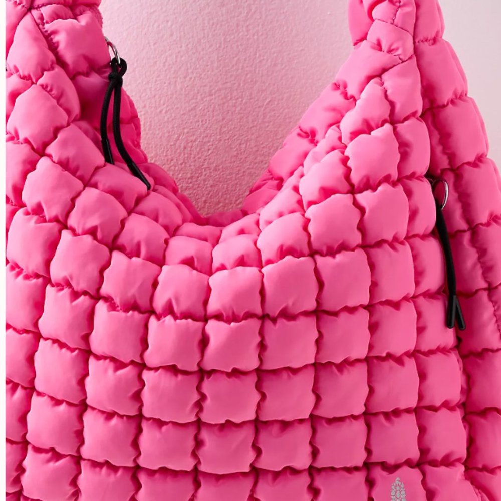 Free People FP Movement Quilted Carryall Bubblegum Pink - Factory Sealed - Picture 14 of 16